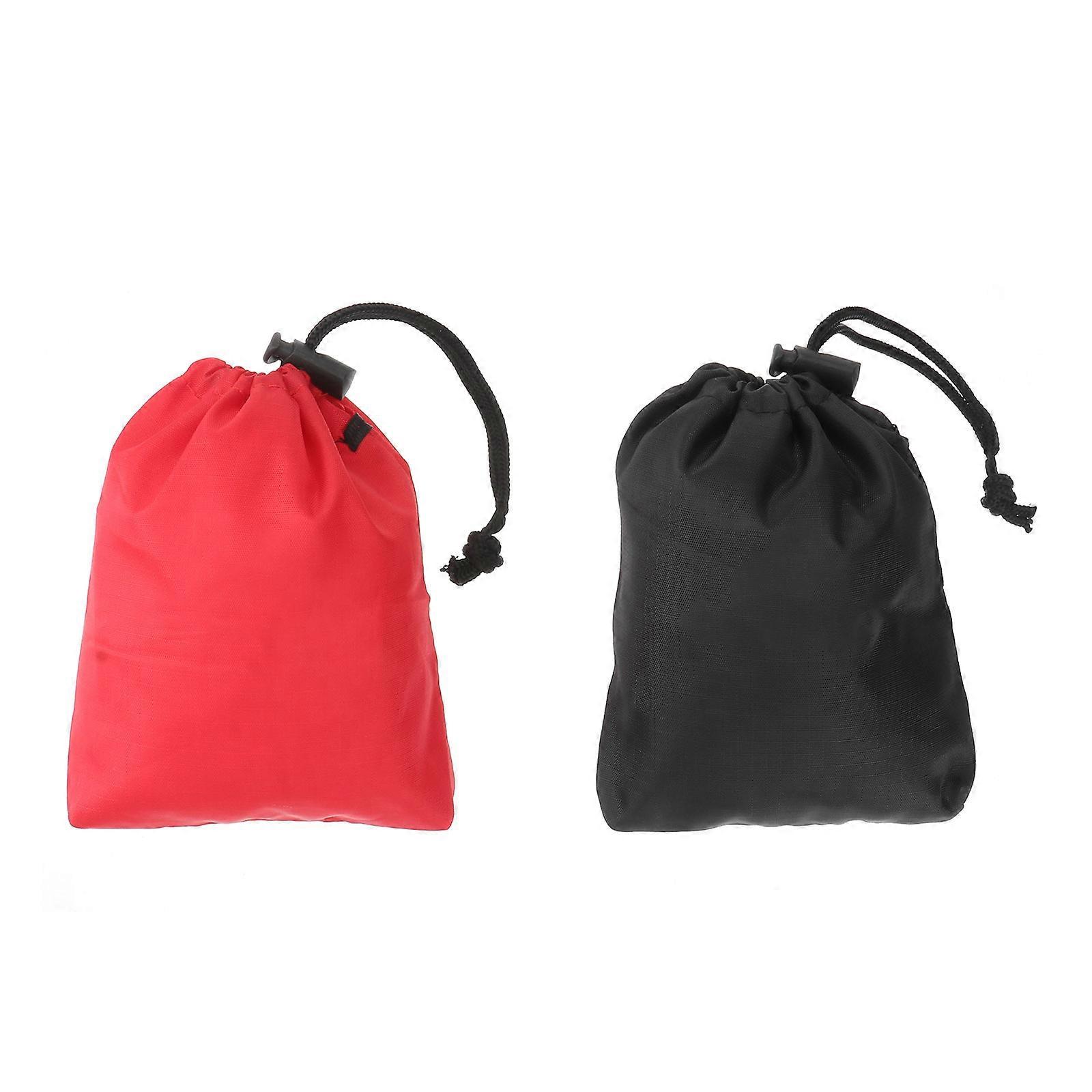 Assorted Color Drawstring Bags for Outdoor Use Storage 2Pcs Set
