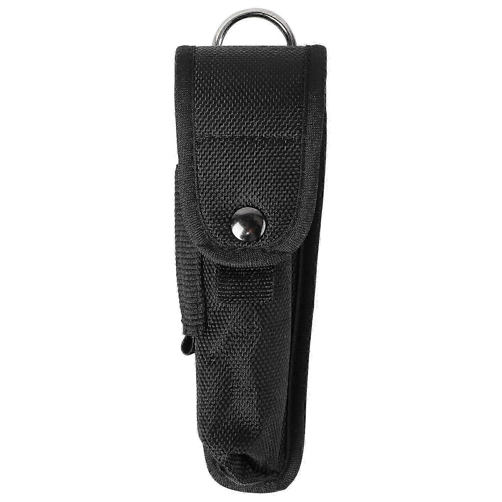 Black Flashlight Pouch Nylon Bag for Safe Storage 3Pcs Set