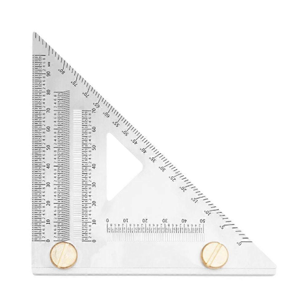 Stainless Steel Triangular Woodworking Ruler