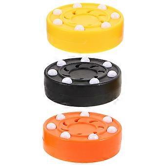3st Hockey Puckar: Street Hockey Puck / Bollar med rulle för uppfart Träning och Träning - Inomhus och Utomhus Sportspel Leveranser