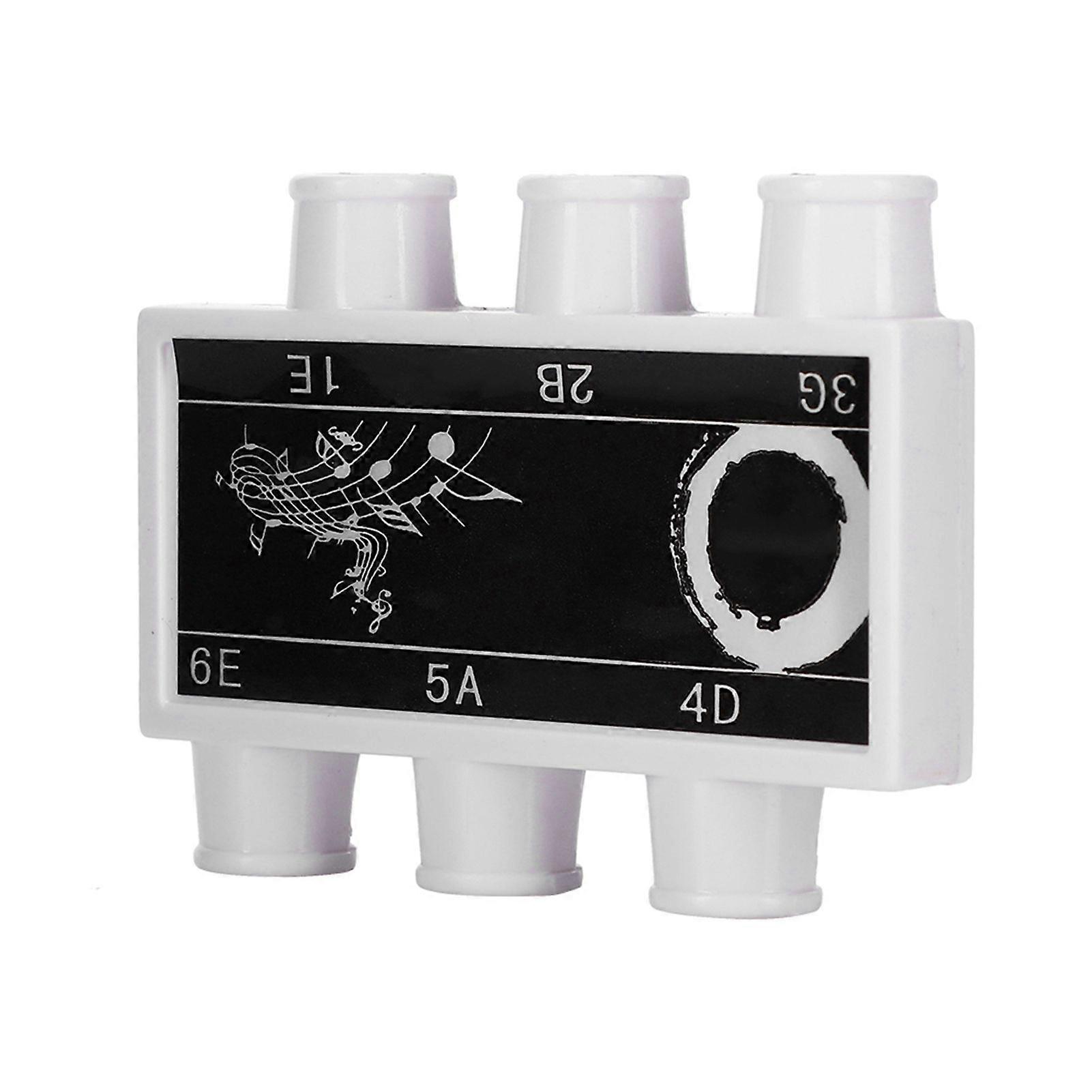 Durable Plastic Tuner Pitch Pipe Tones E B G D A E with A Carring Case