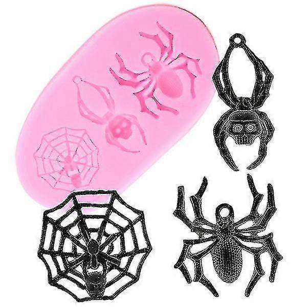 Halloween edderkopp silikon mold