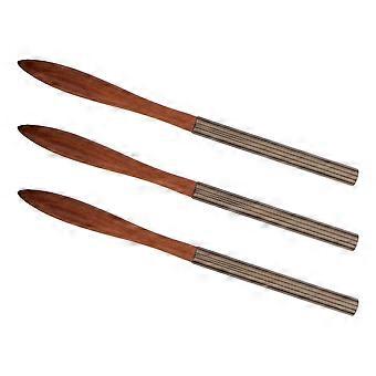 Nail Painting Pen Multi-Functional Manicure Pen with Flat Head 3Pcs Set for Nail Art