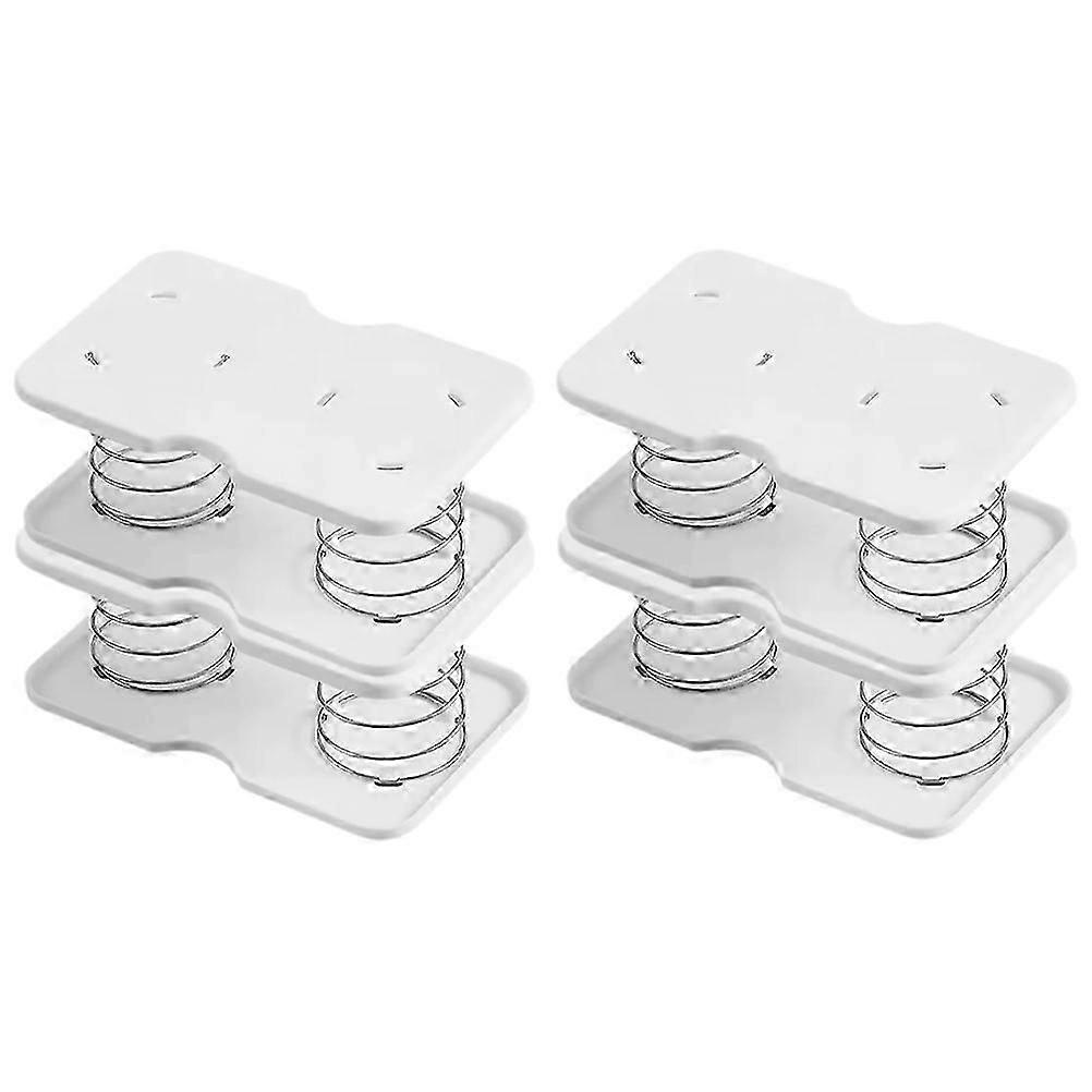 Tissue Box Support Spring Stability Dining Area Plastic 4.73.02.4in 4Pcs