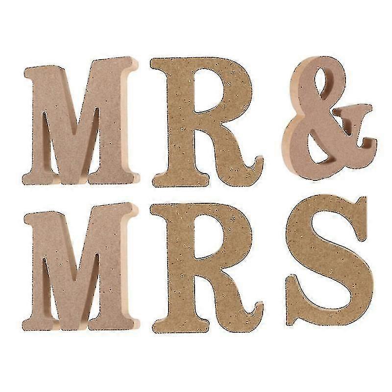 Composite Materials Letter Adornment For Decor