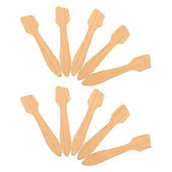 Mask Applicator Spatula Bamboo Makeup Spatula for Skincare 40Pcs