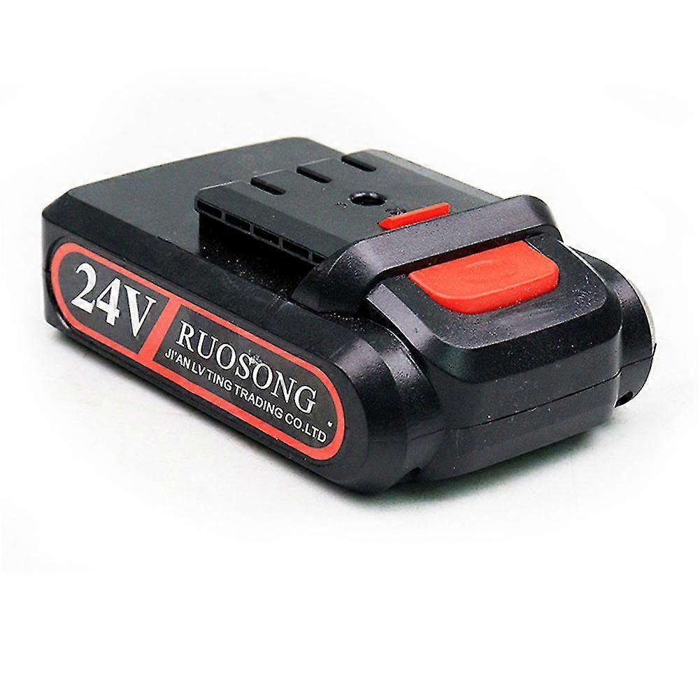 Mini motosserra elétrica de 4 polegadas, bateria de lítio 24V