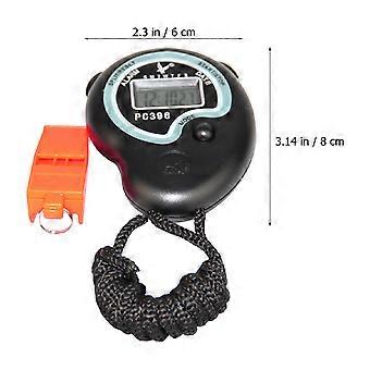 Game Digital Stopwatch Electronic Stopwatch 1Set with Whistle