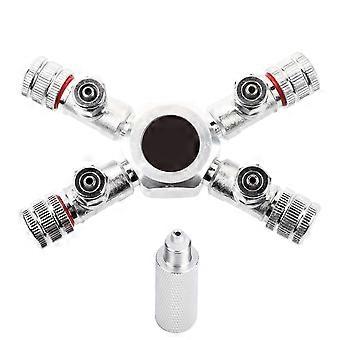 Mehrwege-Verteiler Aquarium Regler CO2 Splitter Ventil Aquarium (4 Wege)