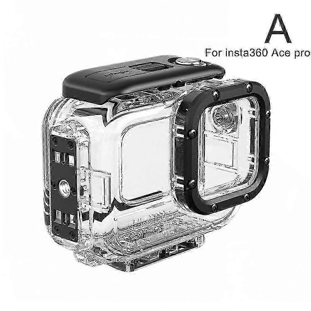 For Insta360 Ace Pro Diving Shell Horizontal-Vertical Dive Waterproof Accessory
