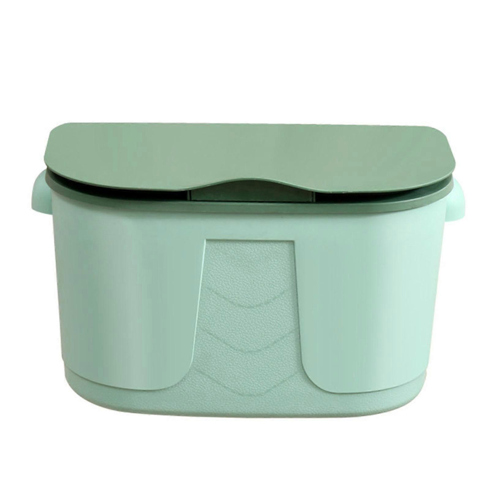 Wall-mounted Garbage Can Not-bending Down Cleaning Garbage Cover for Kitchen