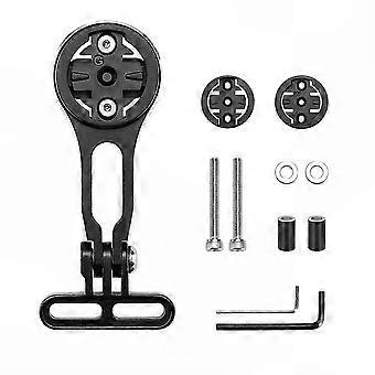 Secure Extension Bracket for Bike Speedometer & Front Light, Aluminum Alloy Bicycle Computer Holder Compatible with Wahoo, Bryton, Garmin