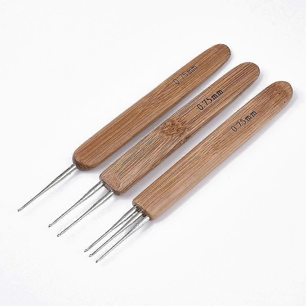 3 Pcs Dreadlocks Crochet Hooks 1 Pc Single Iron Crochet Hook Needles