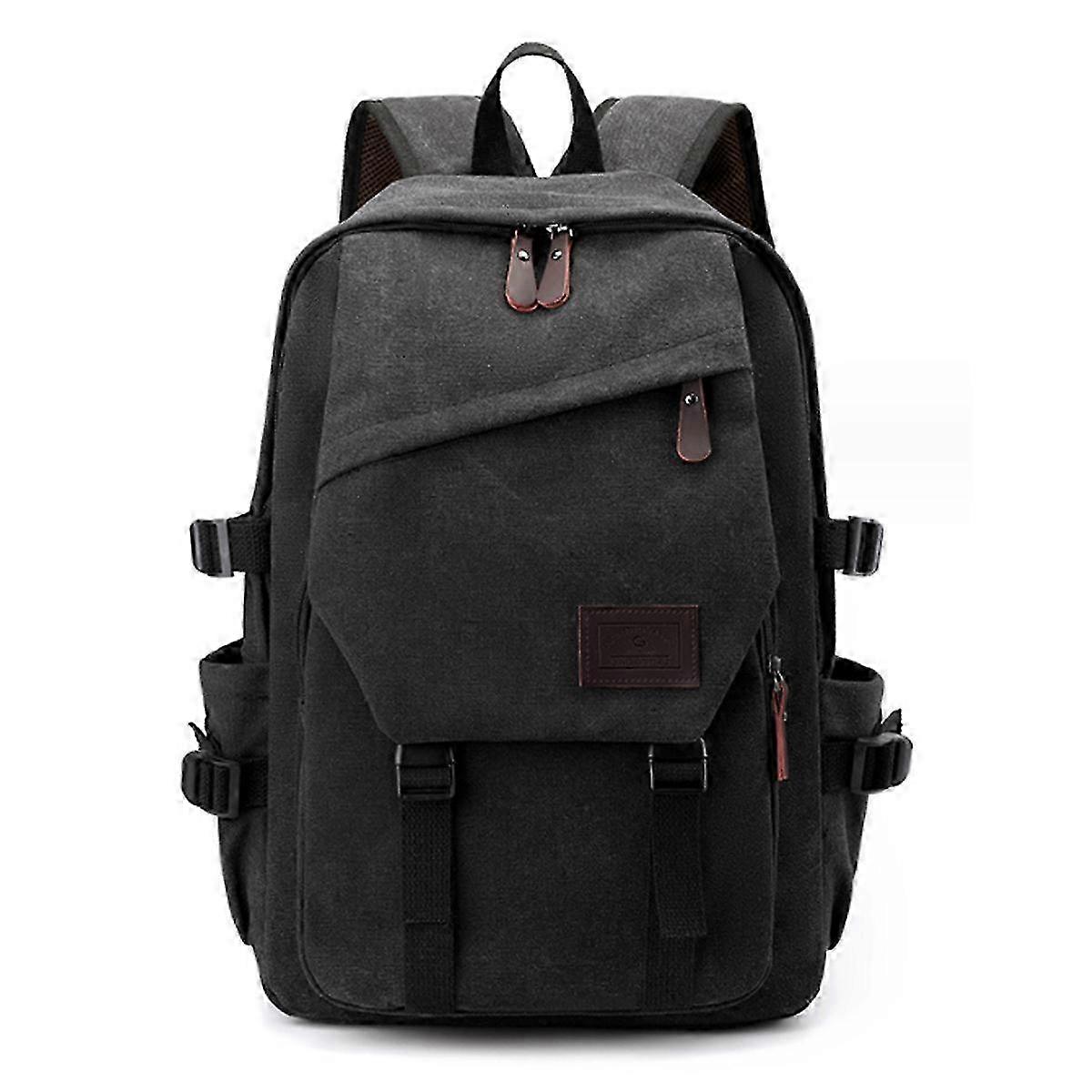 Lightweight Washed Canvas Travel Backpack