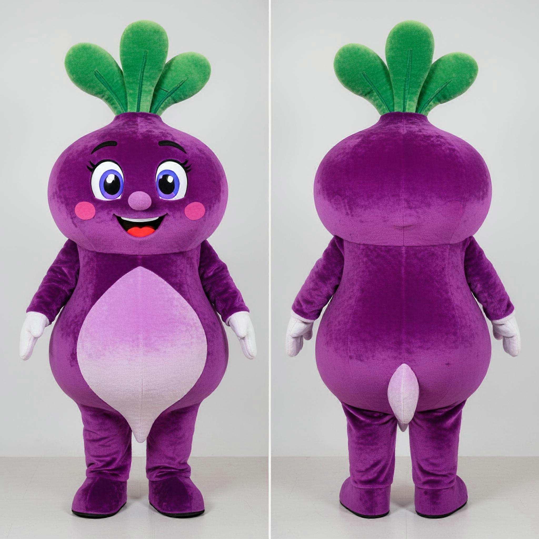 MASTICOT Purple Rounded Radish Mascot