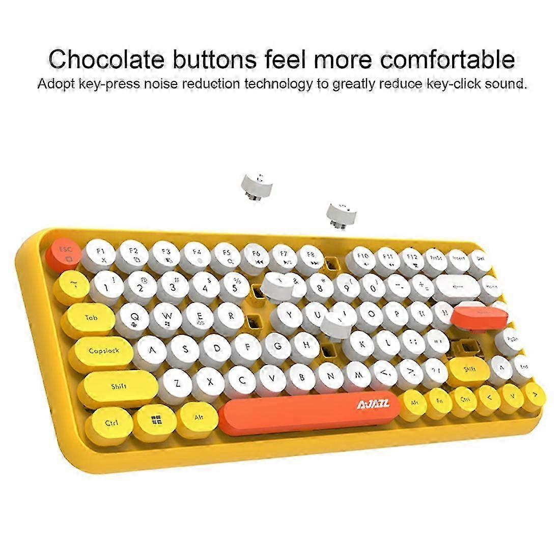 Multi-OS Silent Wireless Keyboard