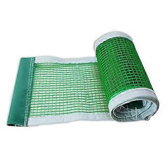 Retractable Table Tennis Net Table Grid Plastic Strong Mesh Portable Net Kit Net Rack Replace Kit Ping Pong Playing Equipment - Green