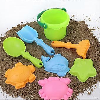 Vibrant Sand Toys Set with Water Wheel for Beach and Sandbox Play