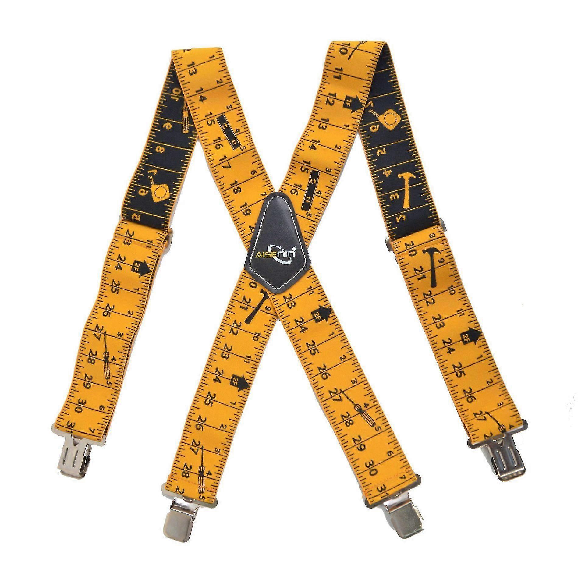 4-Clip Stretch Ruler Sling Tool Belt
