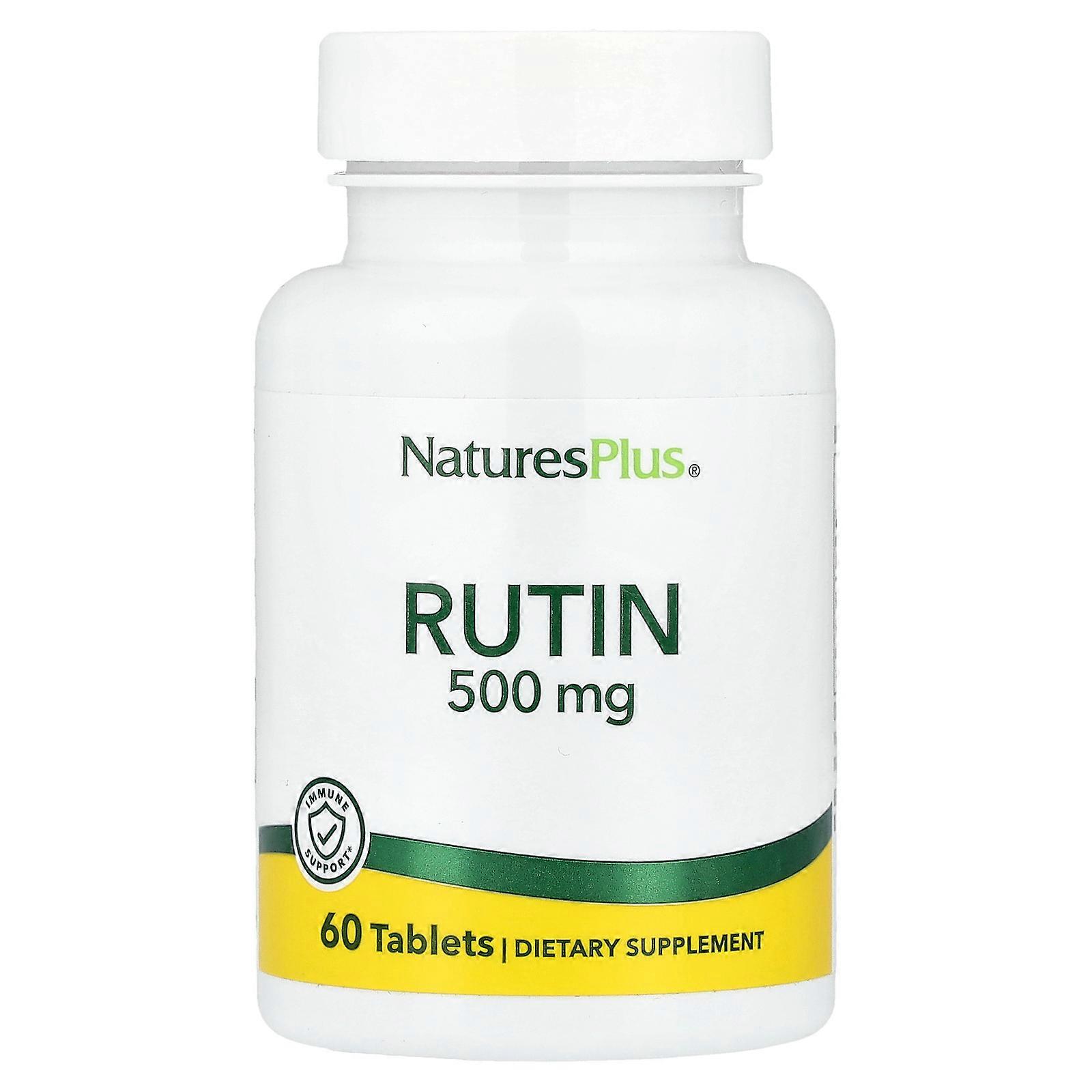 2 x NaturesPlus, Rutin, 500 mg, 60 Tablets