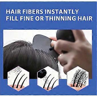 Hair Thickening Fibers&Applicator Set,3-in-1 Hair&Beard Styling Set,Natural Long-Lasting Concealer for Fuller Hair,Thicker Beard&Hairlines En_yzad