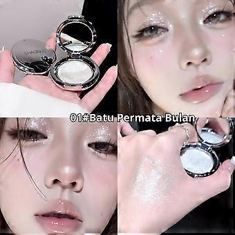 SHAQINUO Starry Highlighter Cream Shimmer Dewy Glow Skin Friendly Fine Powder