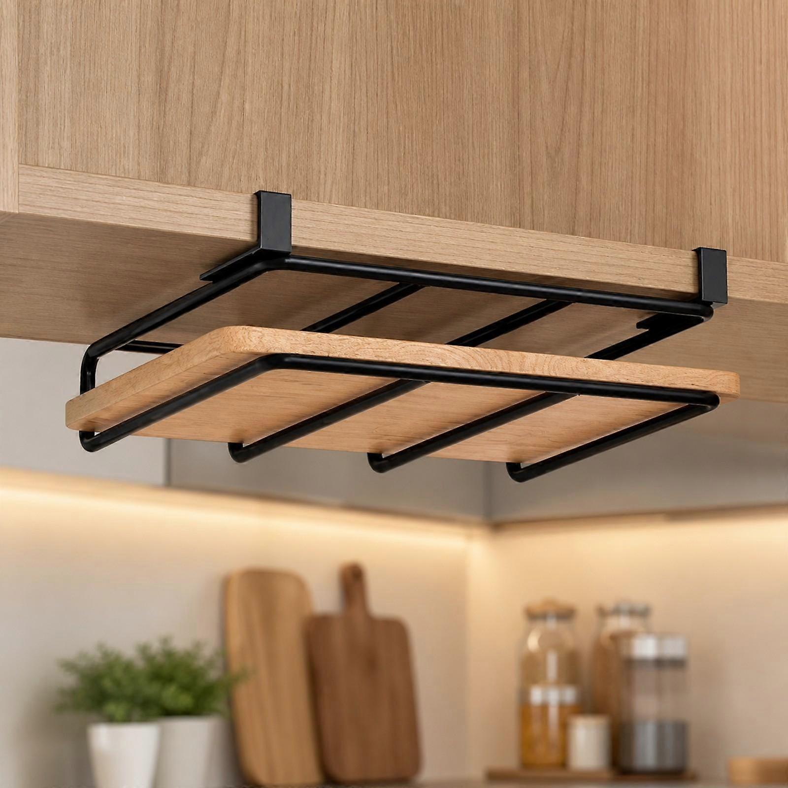 Hanging Kitchen Rack Space-Saving for Compact Kitchens, Apartments