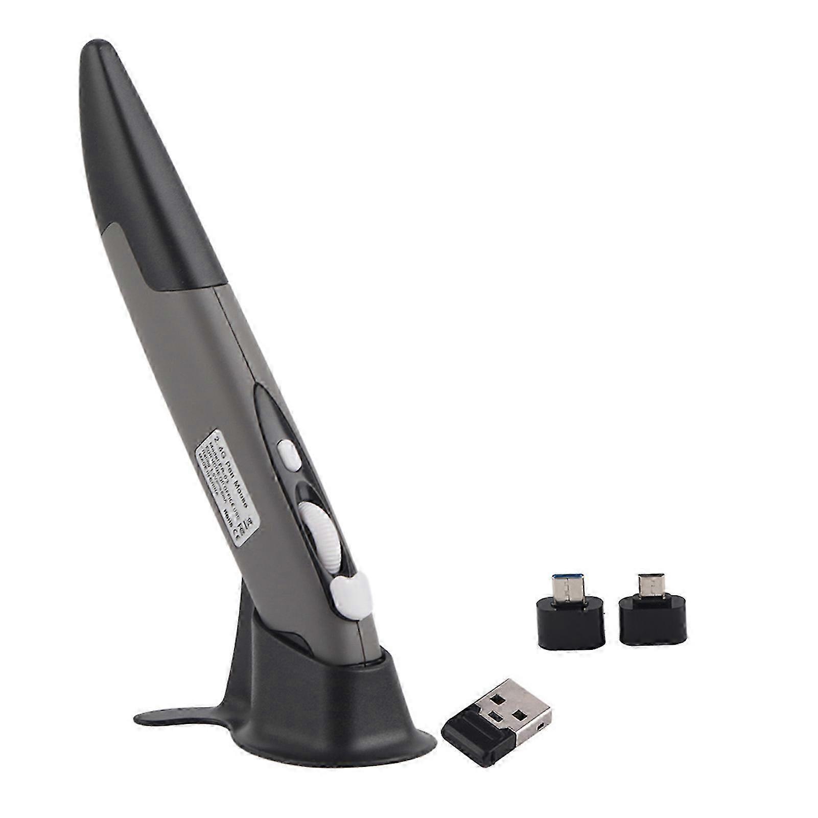 Compact Ergonomic Pen Mouse With DPI Switch