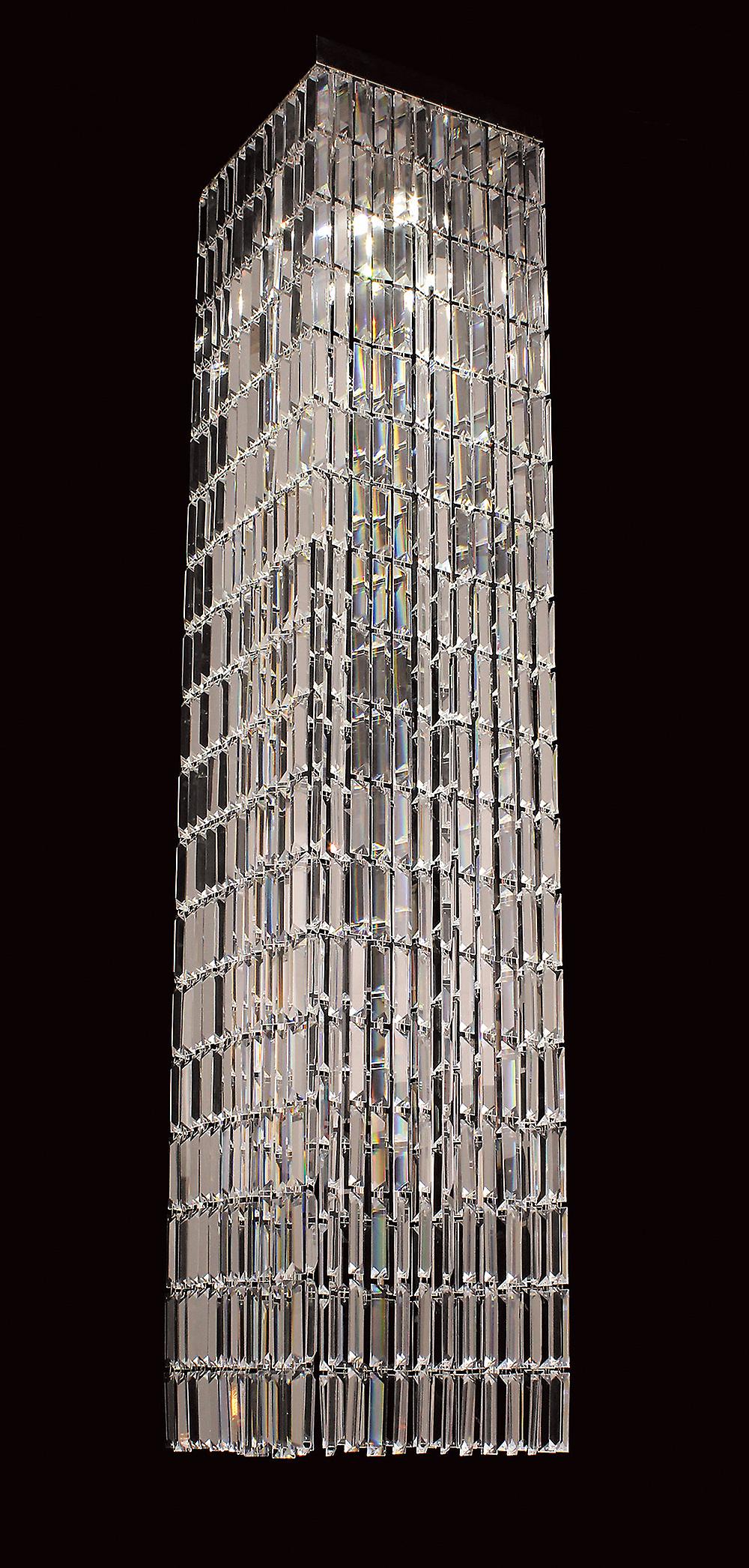 Crystalart Square Crystal Pendant Pendant Ceiling Light