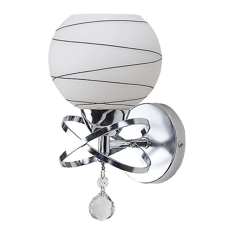 13.8*22Cm White Wall Light Fixtures 1pc Bedroom Lamp Night Light Wall Lamp Simple Light Decorative B