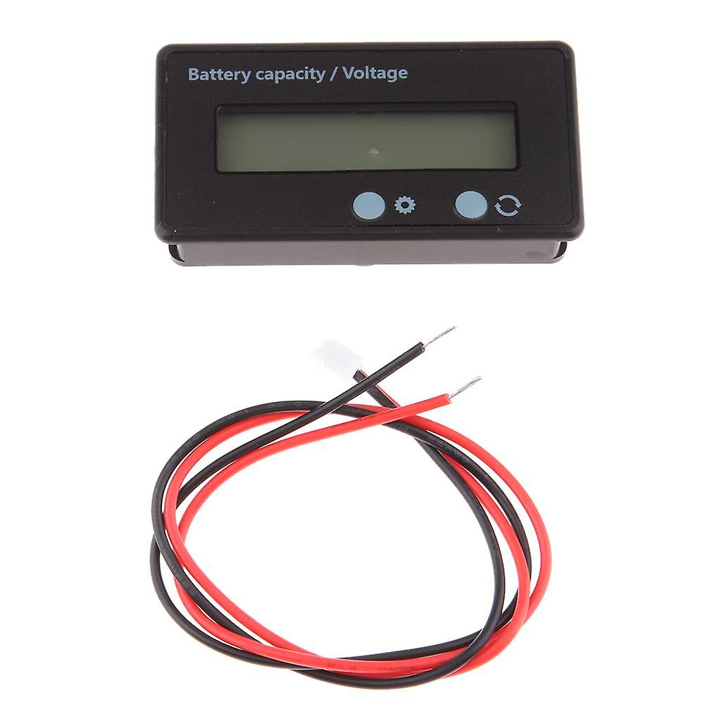 LCD Battery Capacity Indicator Voltmeter Voltage Tester GY-6S Blue