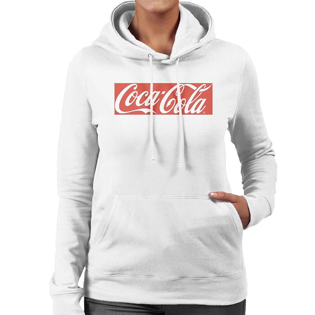 Coca Cola Block Logo Mujer's Sudadera con capucha