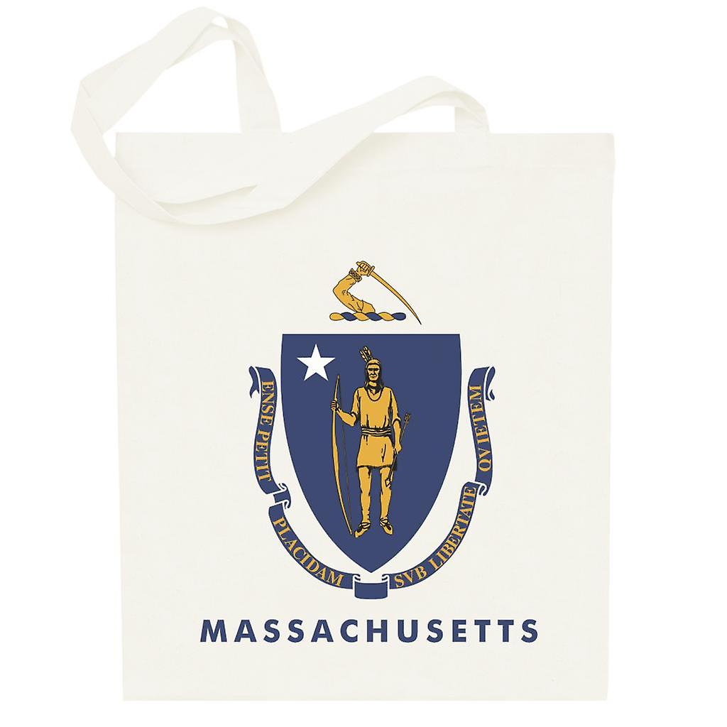 Massachusetts State Flag Totebag