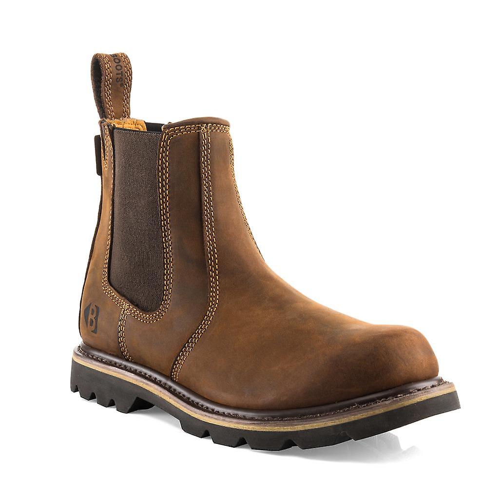 Buckbootz B1300 أحذية تاجر غير آمنة Goodyear أحذية مشبك ملحومة
