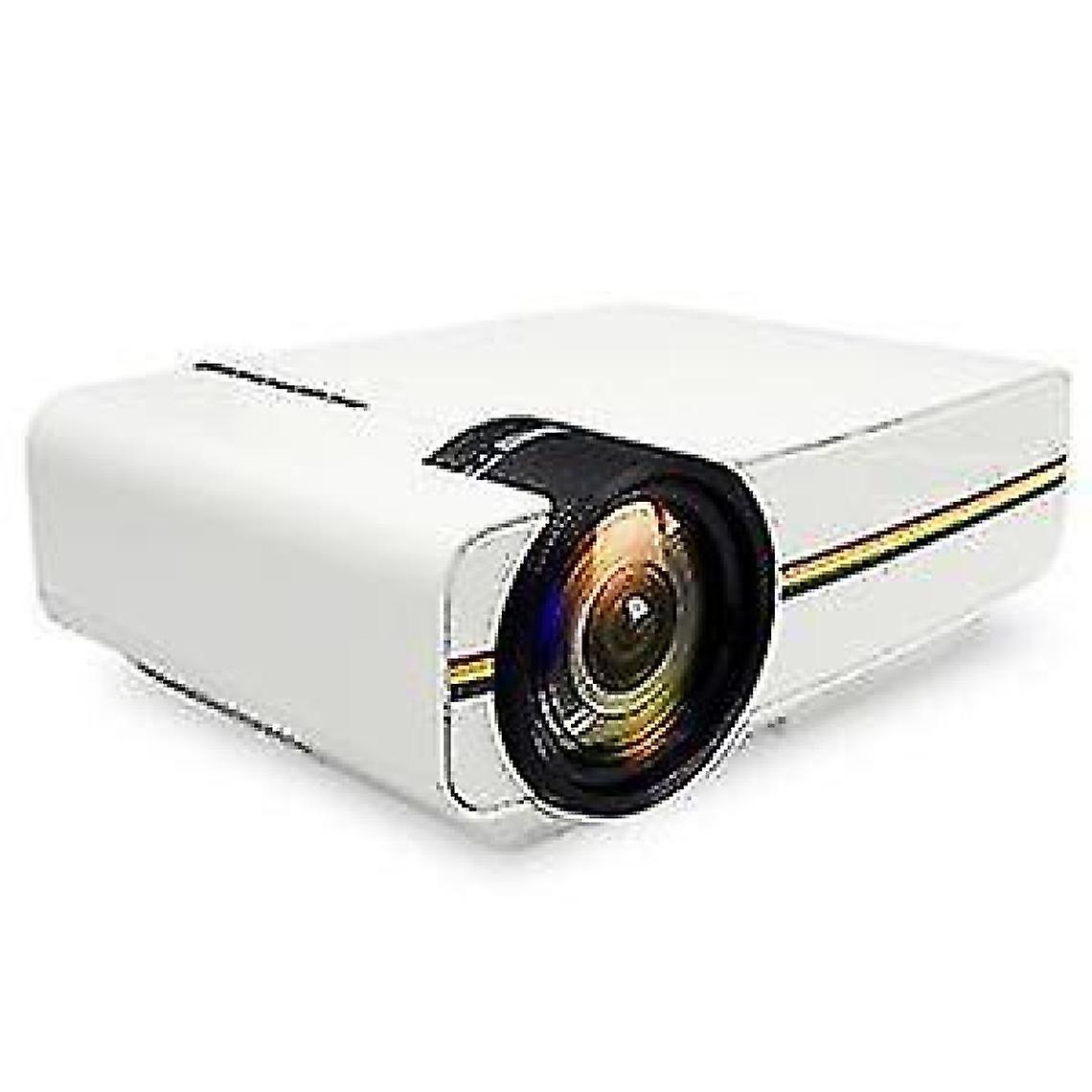 Mini Projector 1080p Portable Led Projector (white)