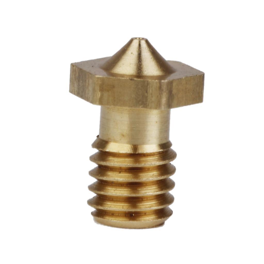 0.2mm Copper 3D Printer Print Head Extruder Nozzle Replacement 1pcs Golden