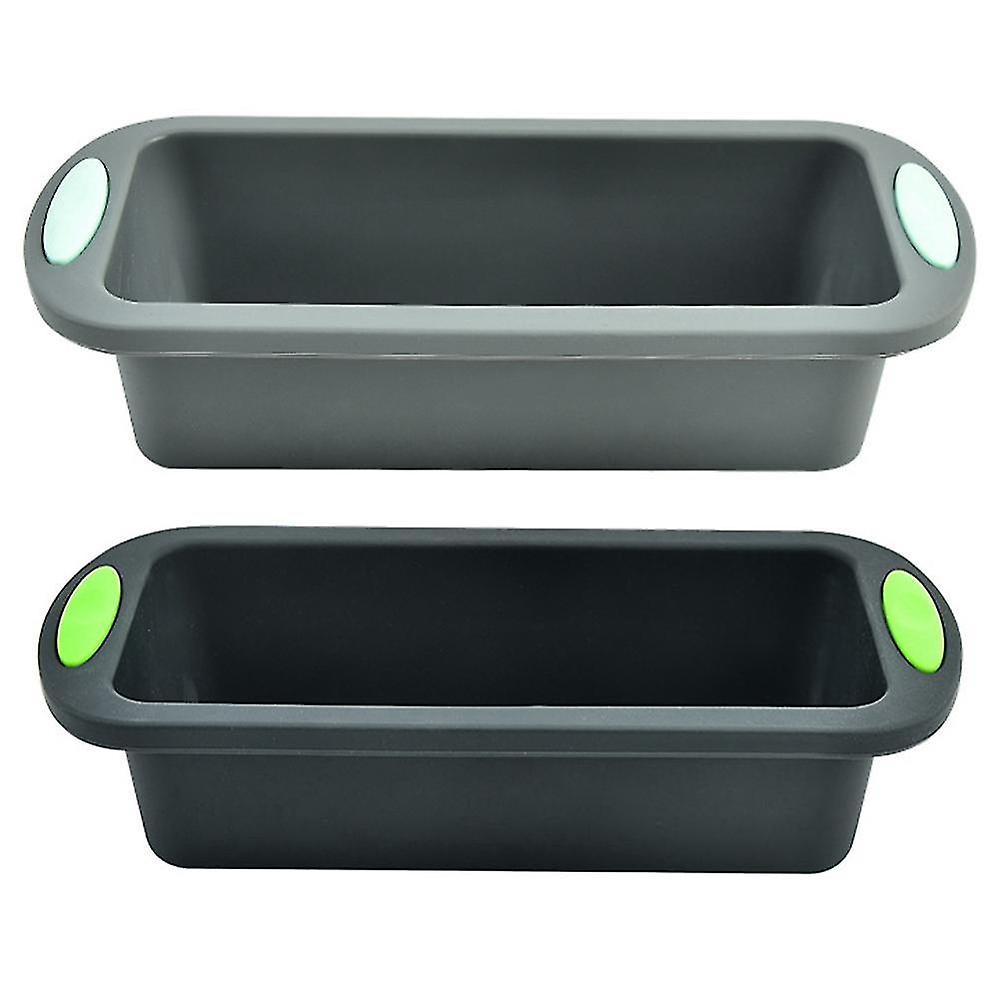 パン、ミートローフ、ケーキ、簡単なgrを備えた焦げ付き防止の再利用可能な長方形型を焼くためのシリコンローフパン