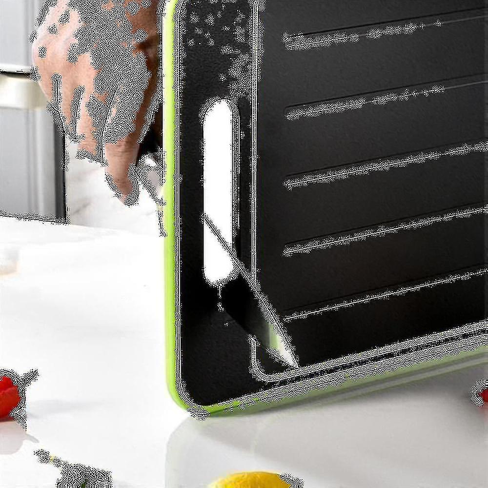 Chopping Board With Defrosting Function - Twin Pack - 3x Faster -with Integrated Knife Sharpener An