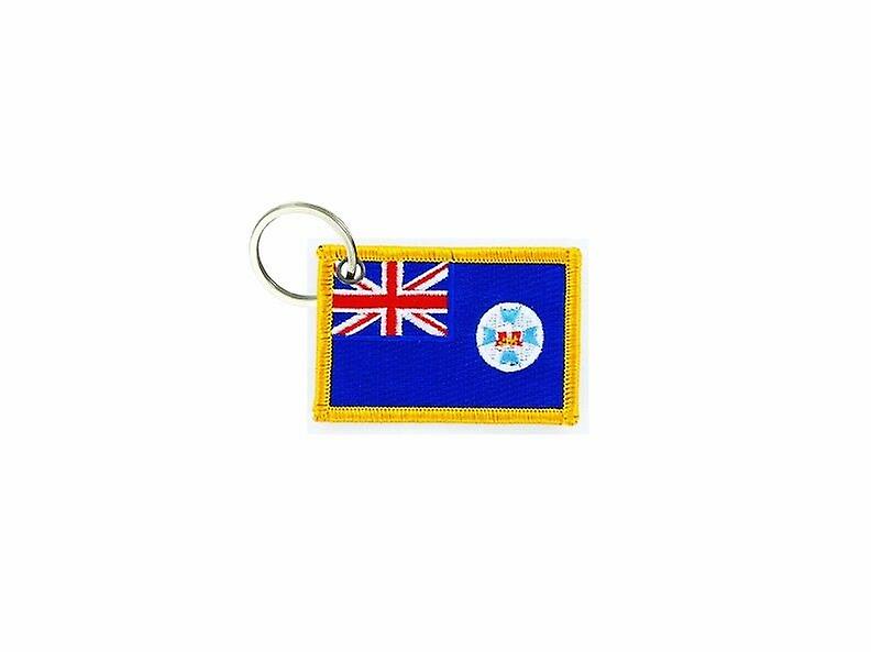 Cle Cles Key Brode Patch Ecusson Badge Flag Queensland Australia