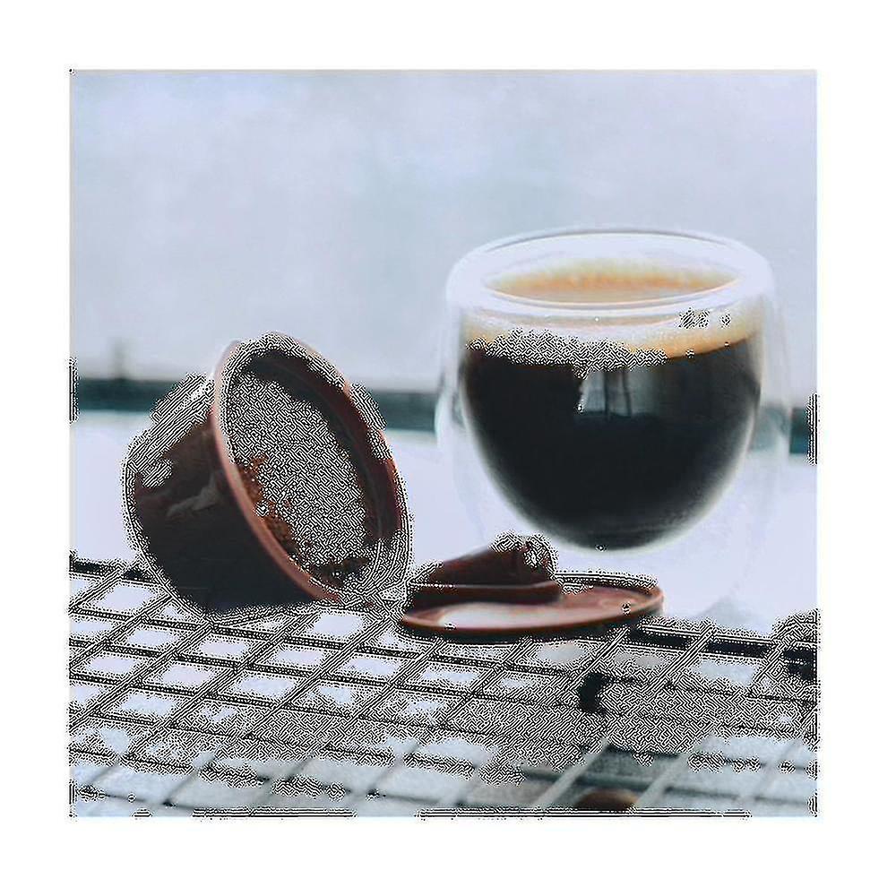 6pcs Reusable Coffee Capsule For Machine,reusable Refillable Coffee Capsule Filter Cup Kit