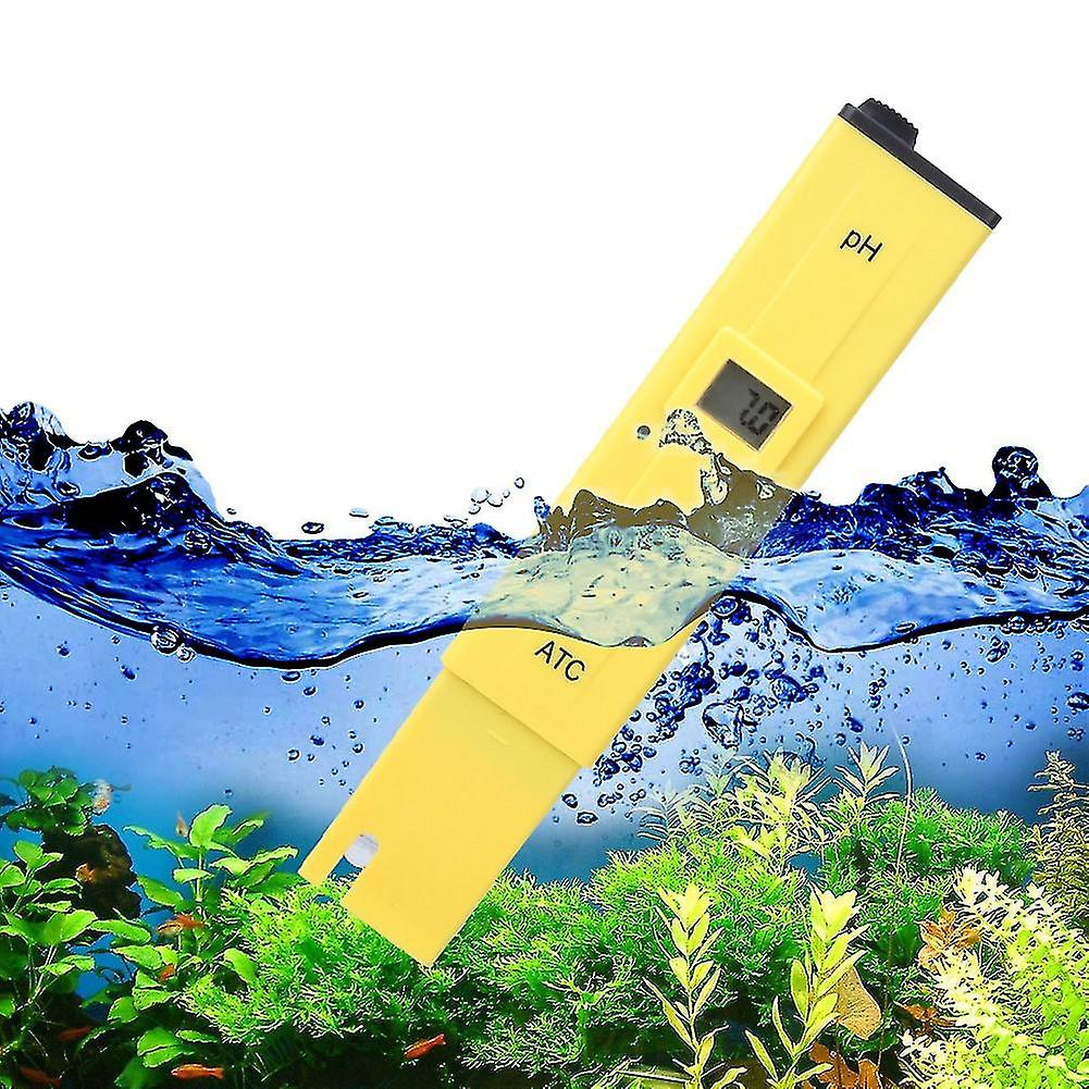 Pocket Digital pH Meter Tester for Pool & Aquarium 0.0-14.0pH, 15cm