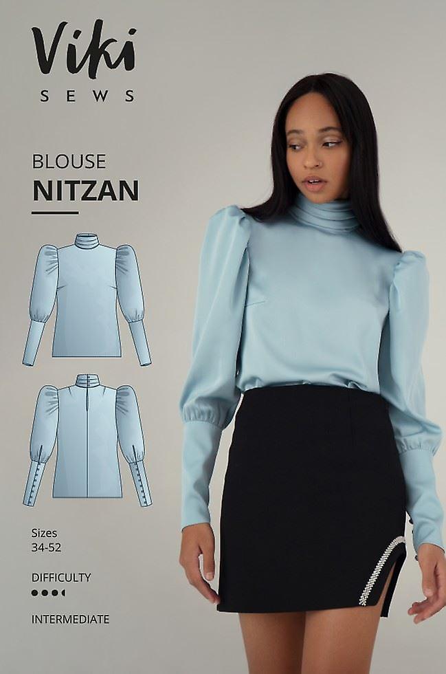 Vikisews Paper Sewing Pattern Nitzan Blouse