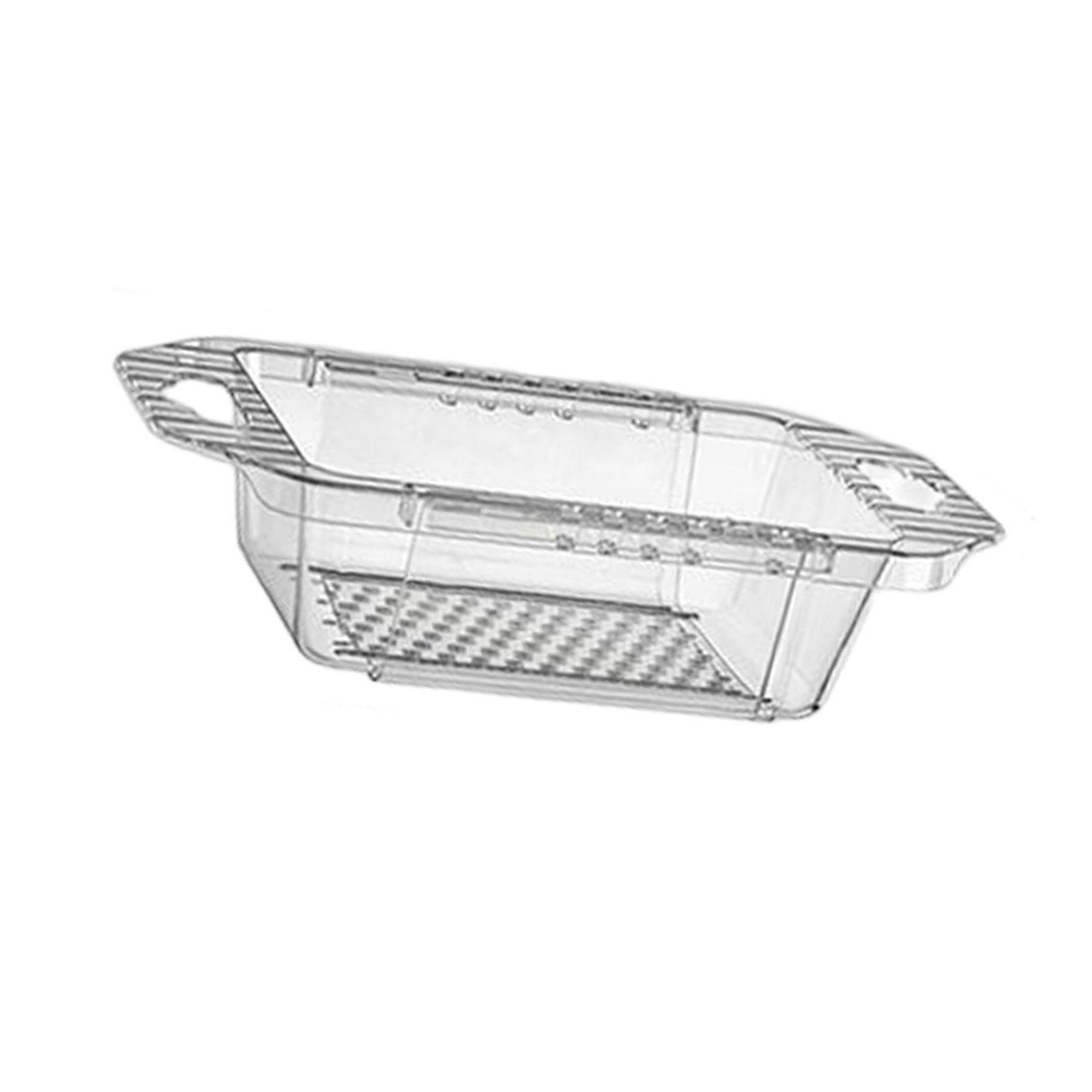 Sink Strainer Colander with Handle Expandable Sink Colander Baskets Flexible Clear