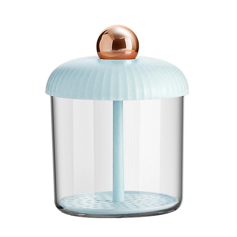 Face Foam Maker Portable Cleansing Foaming Cup Reusable Whip Bubble Maker for Travel Blue Gold