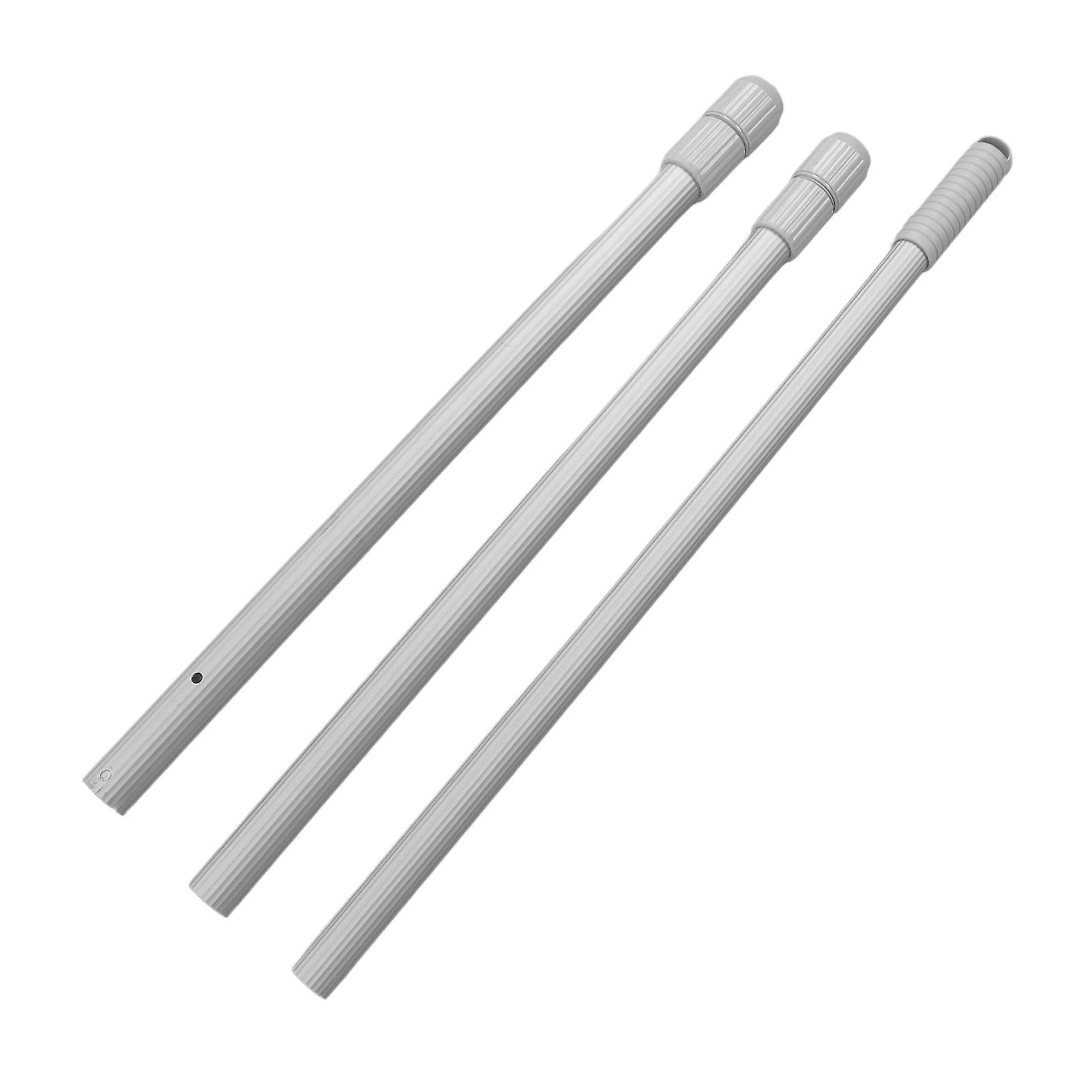 Swimming Pool Pole Aluminium Alloy Telescopic Pool Pole Thickened Pool Cleaner Rod for Skimming Net Stretched 192cm