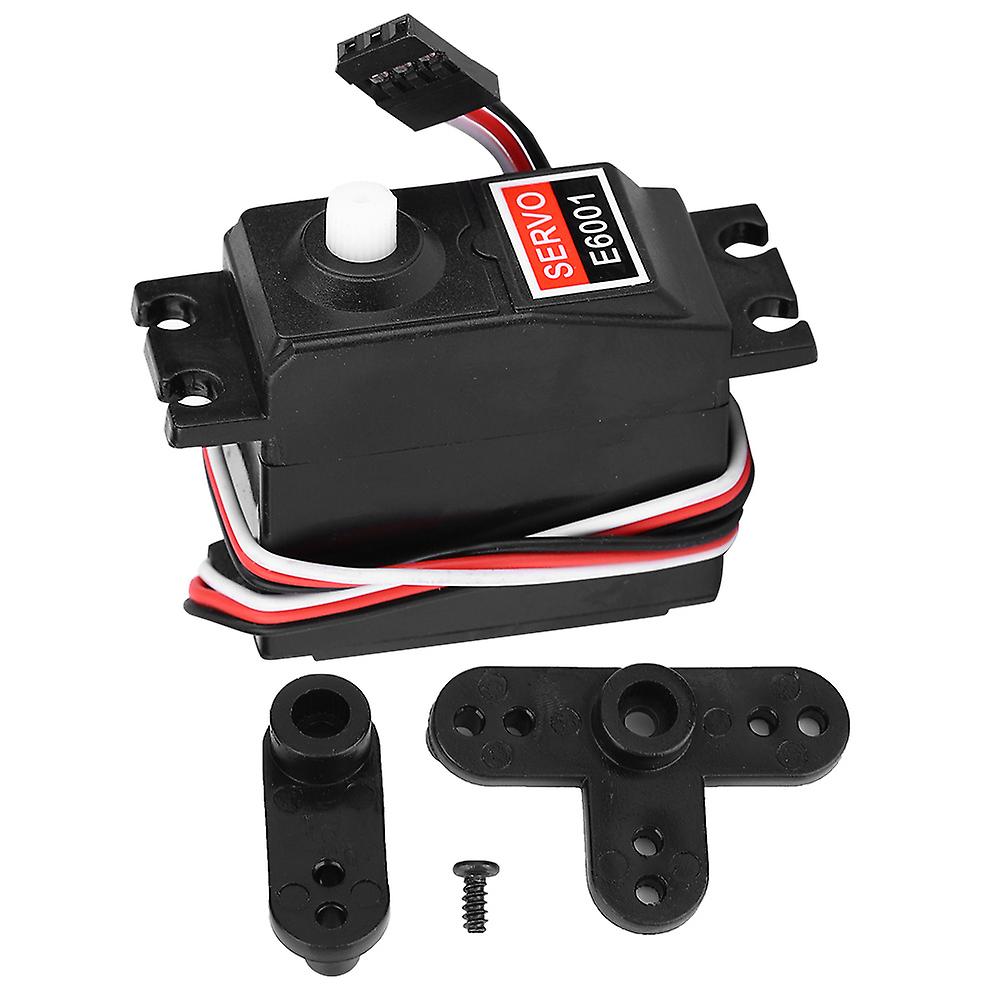 6KG E6001 analog servo with plastic gear for HSP 94105 94106 94166 1/10 RC car.