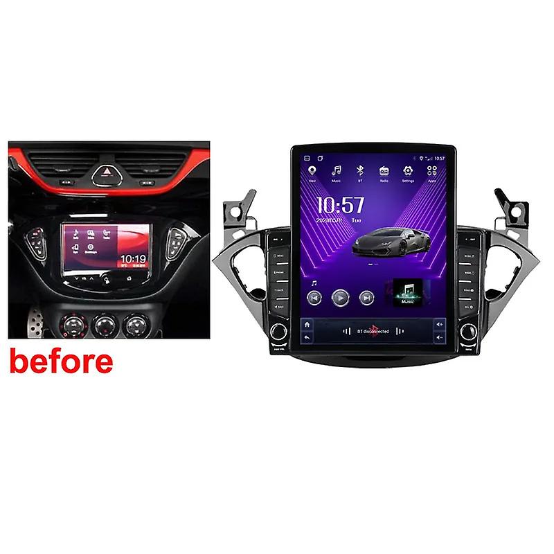 9.7" Android For Opel Corsa E 2014-2019 Tesla Type Car Radio Multimedia Video Player Navigation GPS
