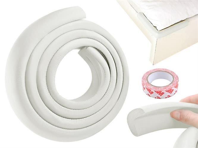 4m Corner Protector / Edge Protector for Table - Protection for Edges - Cuttable White White