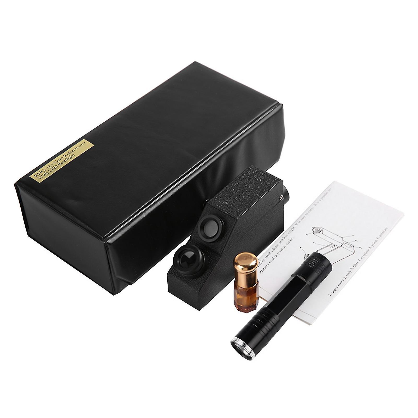 Rhg181 1.30-1.81 Professional Gemstone Ldentification Gem Refractometer