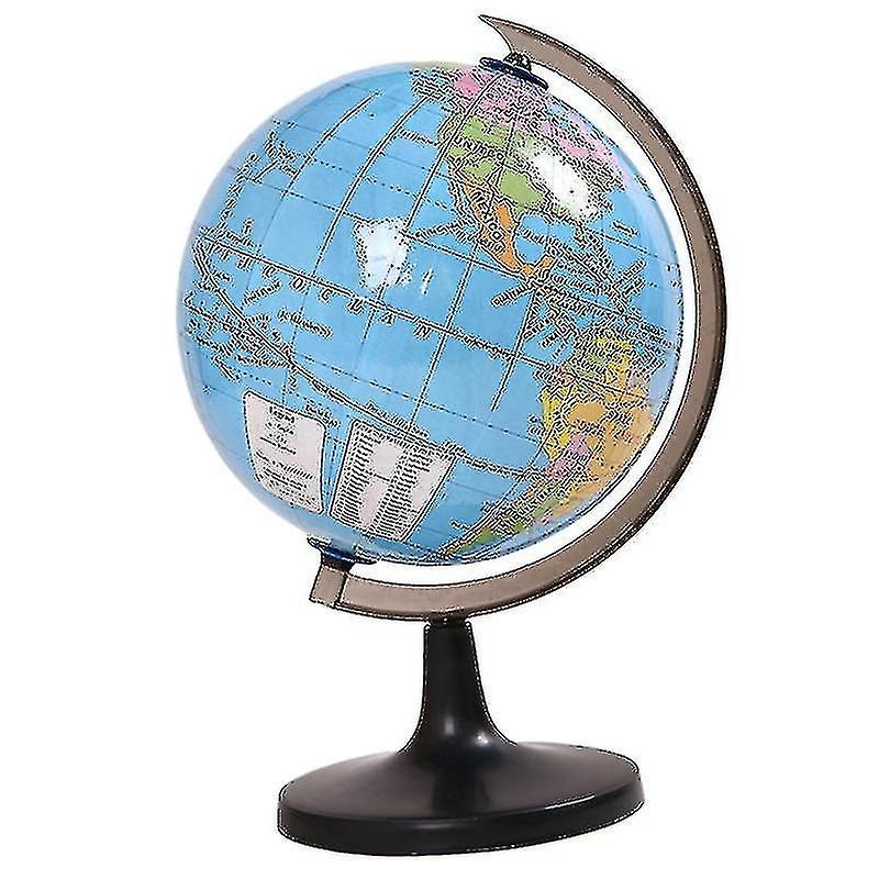 7.2 Inch Desktop Political Globe World Globe with Desktop Stand Detailed World Map Children's Educat